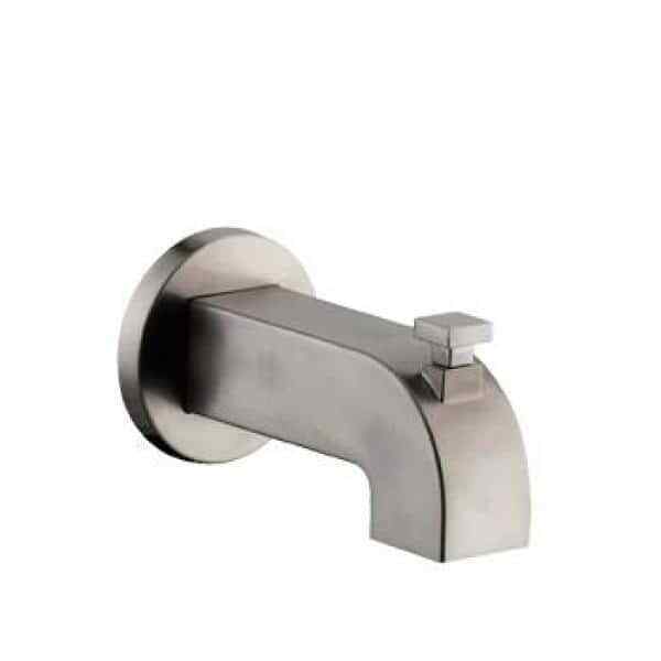 Glacier Bay Modern Tub and Shower Faucet  Brushed Nickel  Valve Included