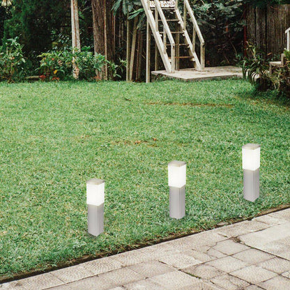 Eglo Calgary 4 in. W x 17.12 in. H Stainless Steel Outdoor Path Light