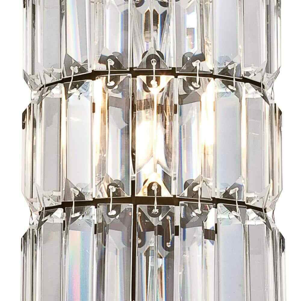 Westinghouse Sophie 1-Light Oil Rubbed Bronze Mini Pendant w/Crystal Prism Shade