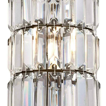 Westinghouse Sophie 1-Light Oil Rubbed Bronze Mini Pendant w/Crystal Prism Shade