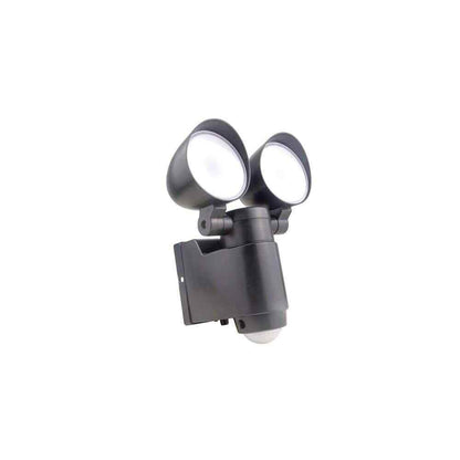Spitzer 800 Lumens Dual Head Battery Powered Motion Activated LED Flood Light