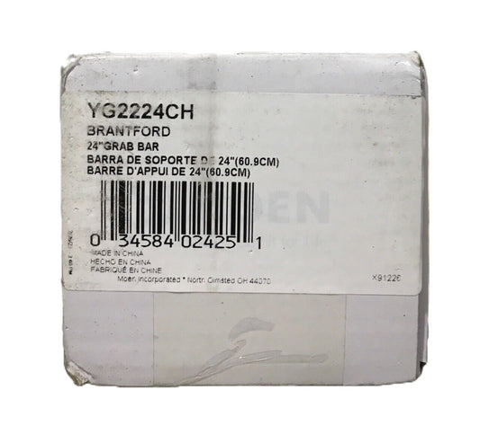 MOEN Brantford 24 in. Grab Bar in Chrome YG2224CH