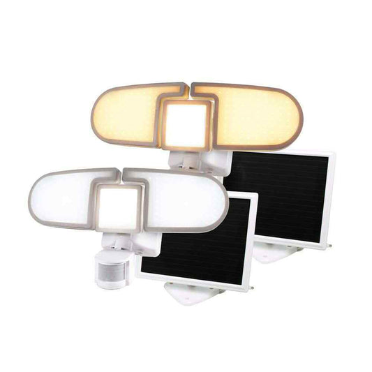 NATURE POWER White������Solar Motion Activated Integrated LED������Security������Flood������Light