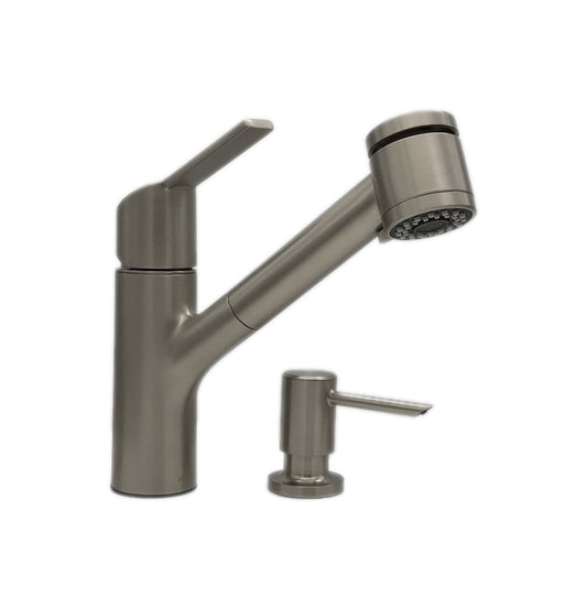 MOEN Sombra Single-Handle Pull-Out Sprayer Kitchen Faucet Stainless