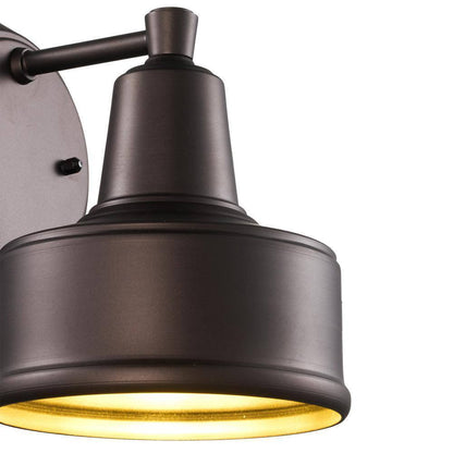 Bel Air Lighting Channing 1-Light Small Bronze Barn Farmhouse Outdoor Wall Light