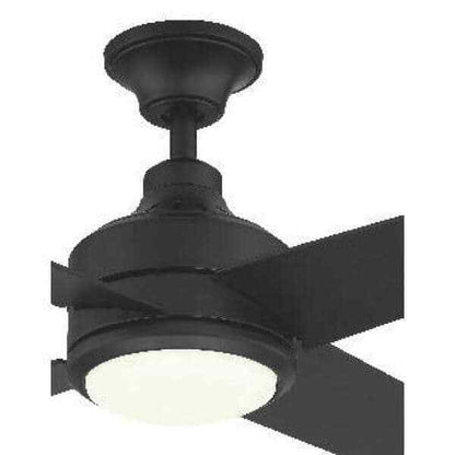 Home Decorators Mercer 52 in. LED Indoor Black Ceiling Fan w/ Light and Remote