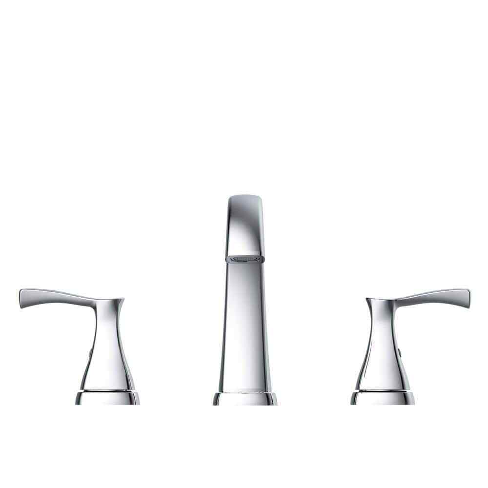 Glacier Bay Calandine 8 in. Widespread 2-Handle Bathroom Faucet in Chrome