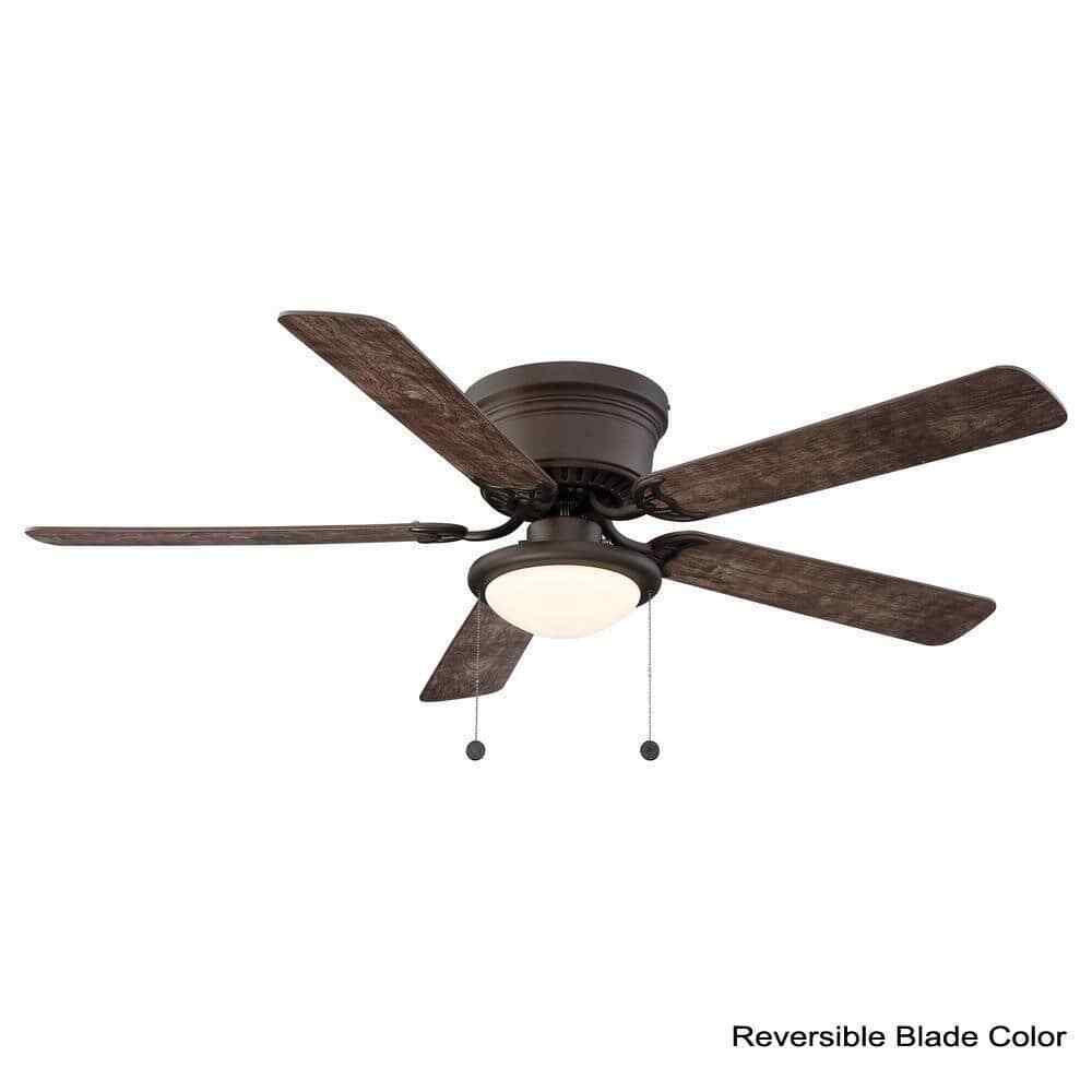 Hugger 56 in. LED Espresso Bronze Ceiling Fan