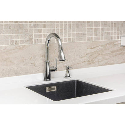 Glacier Bay Kagan Single-Handle Pull-Down Kitchen Faucet w/ Soap Dispenser