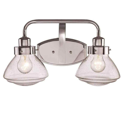 Bel Air Lighting Colorado 17.5 in. 2-Light Polished Chrome Bathroom Vanity Light