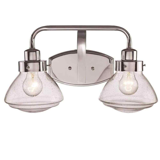Bel Air Lighting Colorado 17.5 in. 2-Light Polished Chrome Bathroom Vanity Light