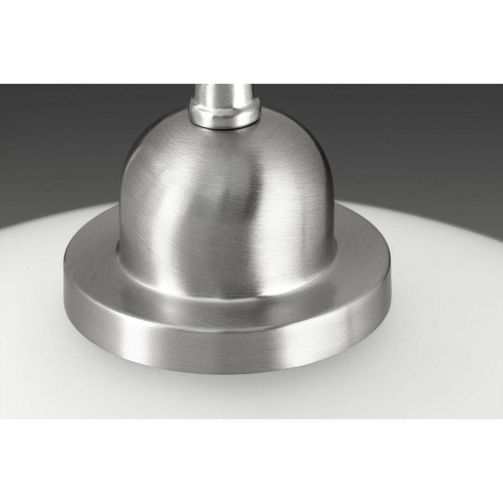 Progress Lighting Classic 1-Light Brushed Nickel Pendant P500149-009