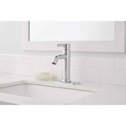 Glacier Bay Ryden Single-Handle Single-Hole Bathroom Faucet in Chrome