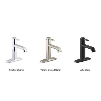 KOHLER Ashan Single Hole Single-Handle Bathroom Faucet in Vibrant Brushed Nickel