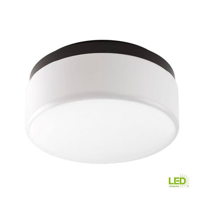Progress Lighting Maier LED Collection Antique Bronze Integrated LED Flush Mount