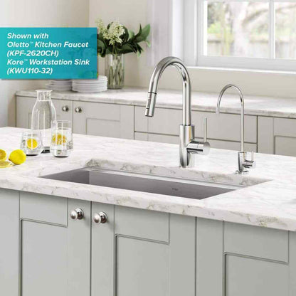 KRAUS Purita Single Handle 100% Lead-Free Beverage Faucet in Chrome FF-100CH