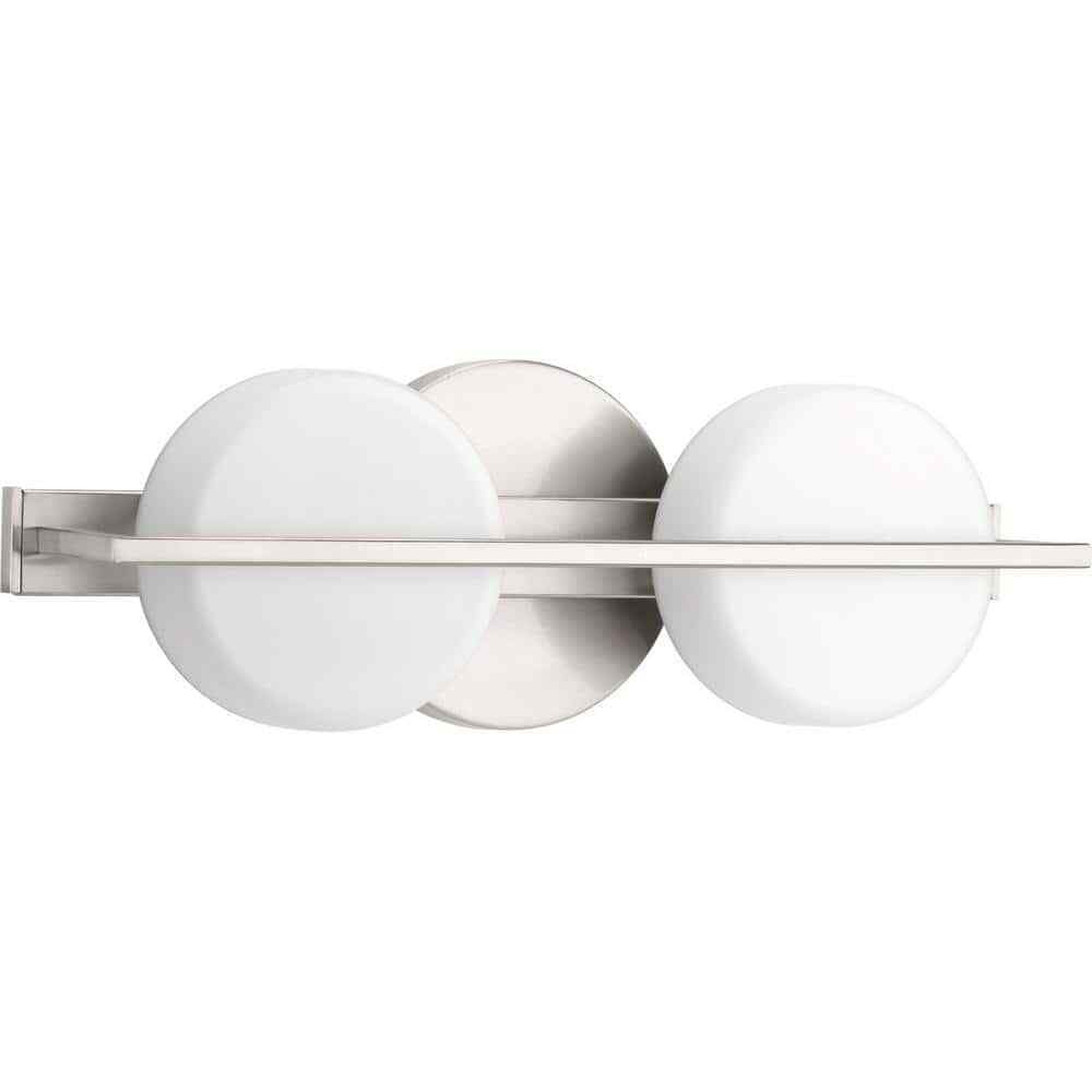 Progress Lighting Volo Collection Brushed Nickel Integrated LED Vanity Light