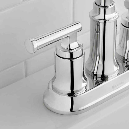 Glacier Bay Oswell 4 in. Centerset Double Handle High-Arc Bathroom Faucet Chrome