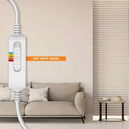 Commercial Electric Ultra Slim 4 in. Color Selectable Integrated LED Light Kit