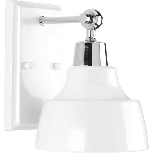 Progress Lighting Bramlett Collection 1-Light Polished Chrome Vanity Light