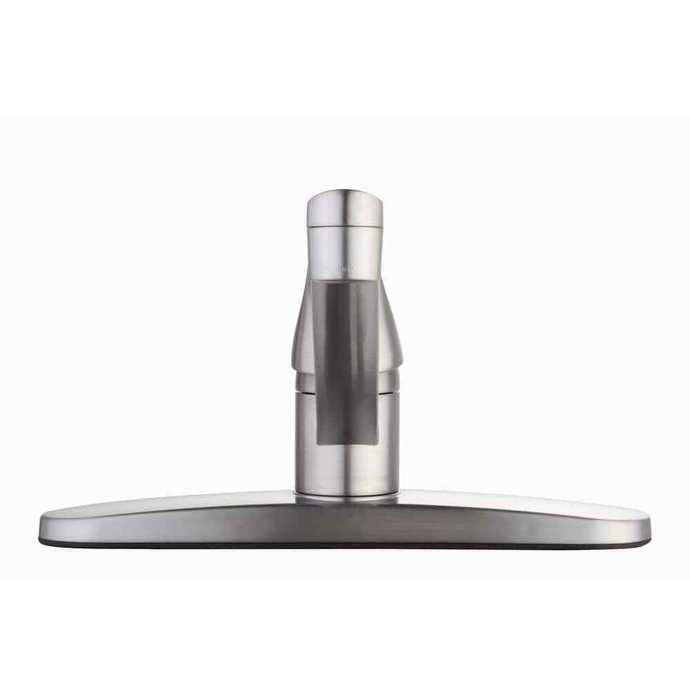 Glacier Bay Single-Handle Standard Kitchen Faucet in Stainless Steel