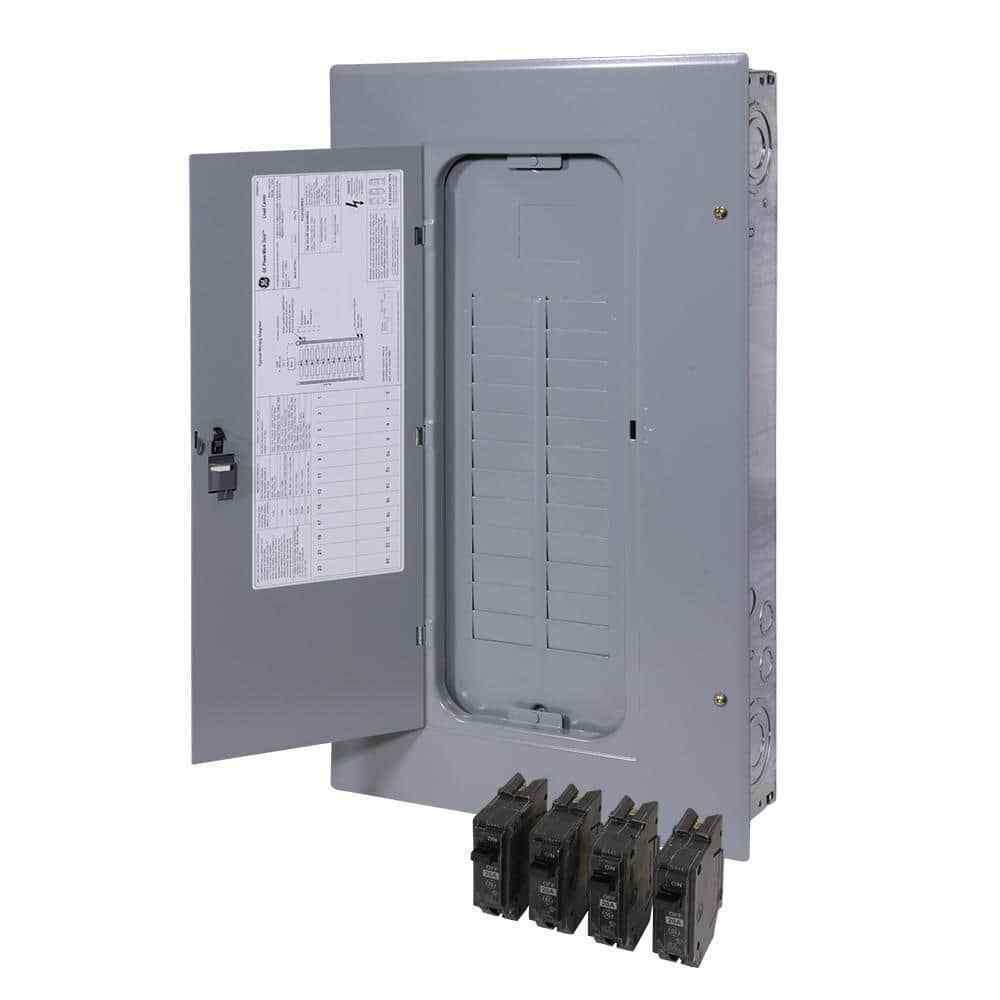 GE PowerMark Gold 125 Amp 24-Circuit Indoor Main Lug Includes Circuit Breaker