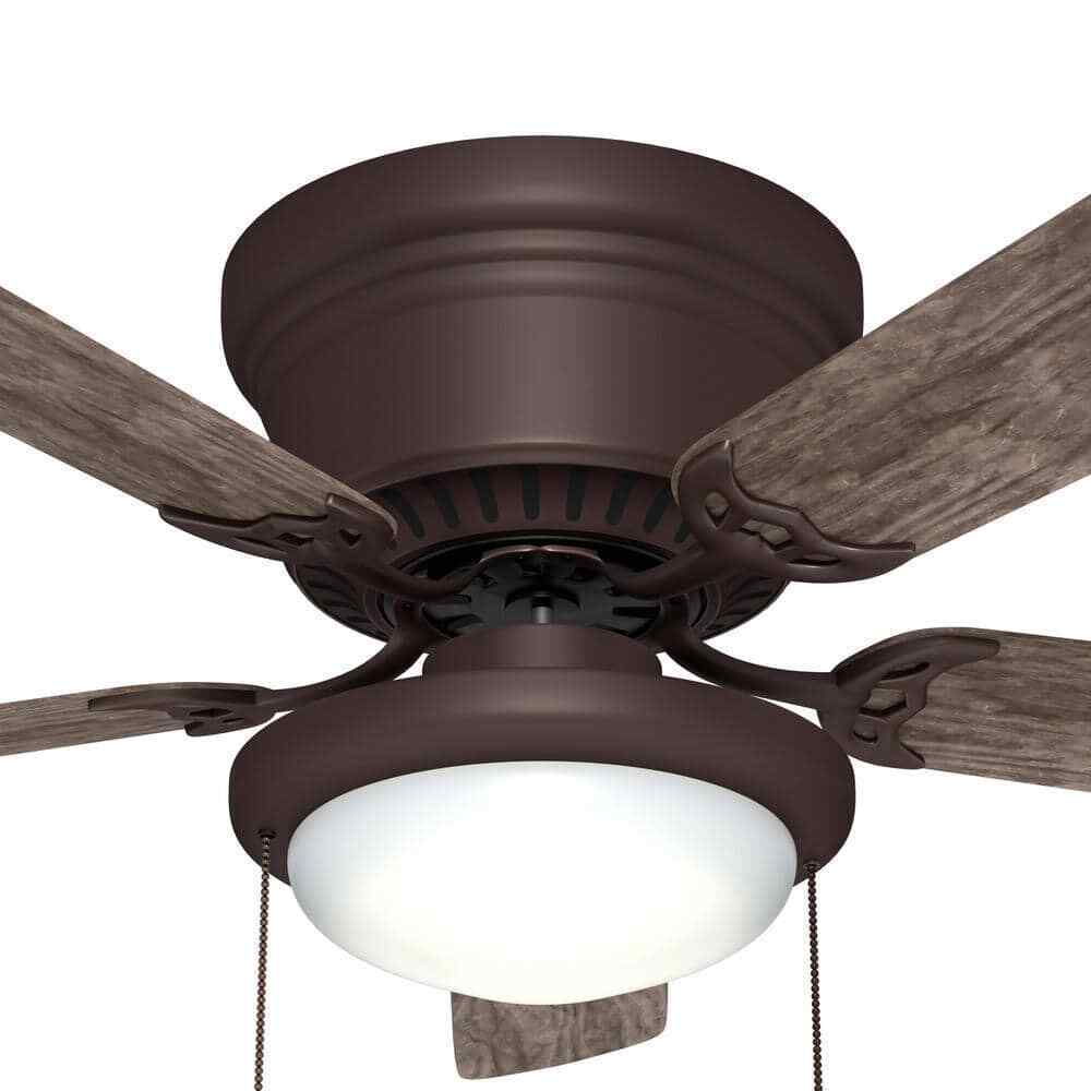 Hugger 52 in. LED Espresso Bronze Ceiling Fan AL383LED-EB