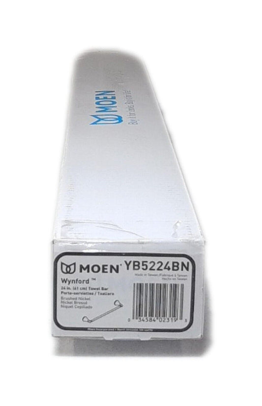 MOEN Wynford 24 in. Towel Bar in Brushed Nickel