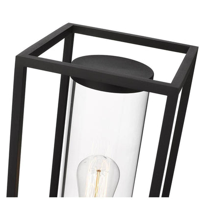 Dunbroch 1-Light Black 22 in. Aluminum Hardwired Outdoor Post Light