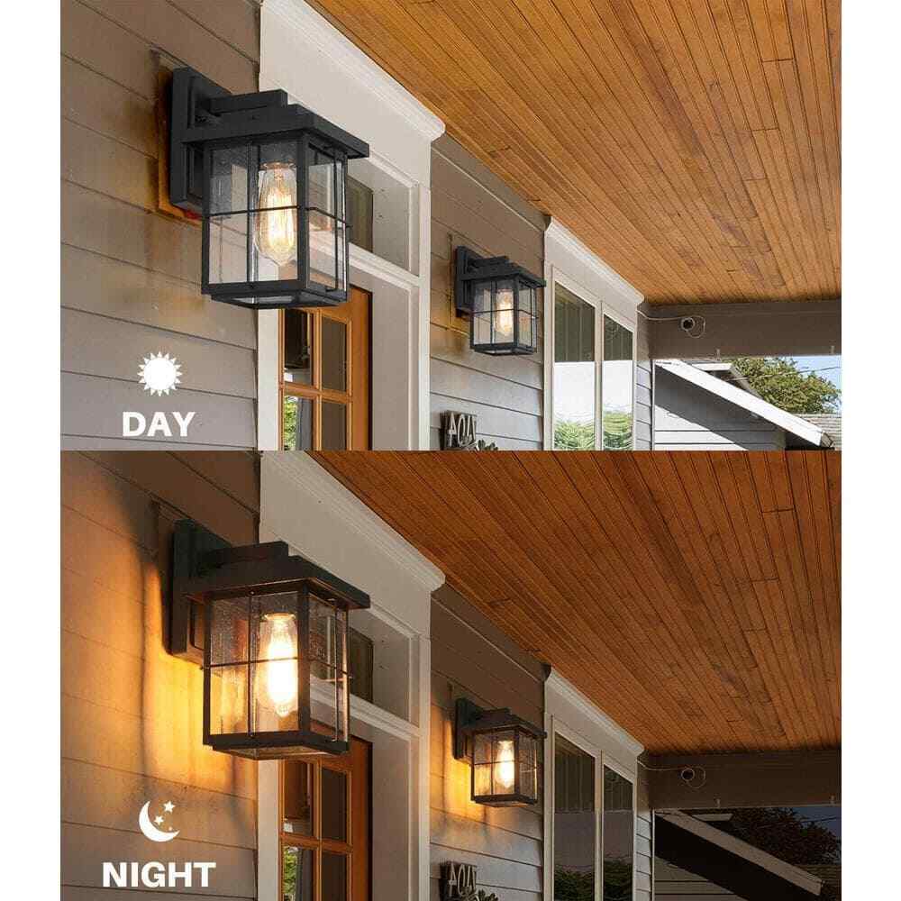 LNC Farmhouse Outdoor Wall Light Modern Black Sconce