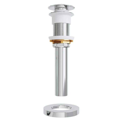 VIGO Vessel Bathroom Sink Pop-Up Drain and Mounting Ring in Chrome VG07000CH