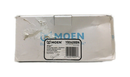 MOEN Align Pivoting Double Post Toilet Paper Holder in Brushed Nickel YB0408BN