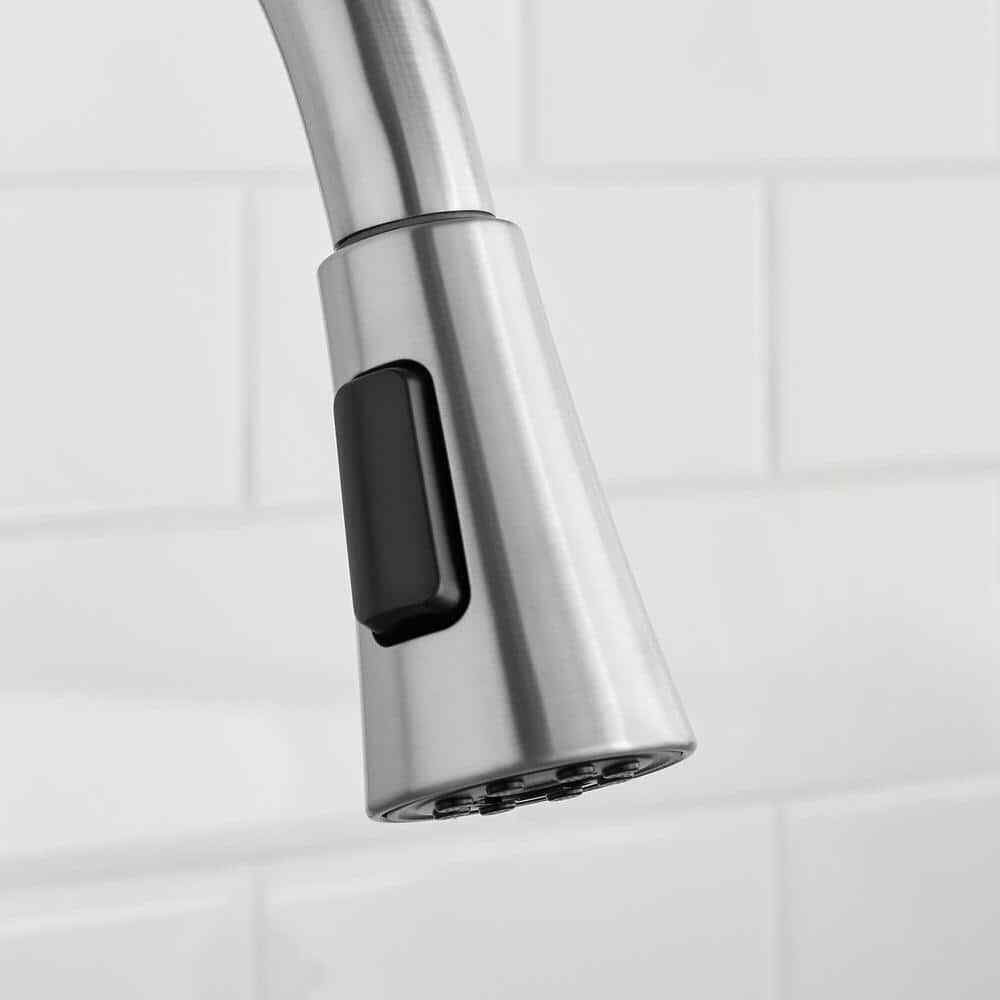 Glacier Bay McKenna Single-Handle Pull-Down Sprayer Kitchen Faucet SS