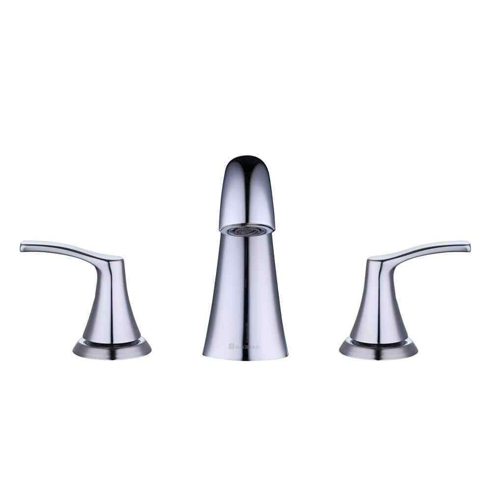 Glacier Bay Arnette 8 in. Widespread Double-Handle High-Arc Bathroom Faucet