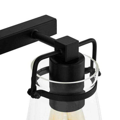 Home Decorators Collection Stonedale 20 in. 3-Light Black Vanity Light HDLI006