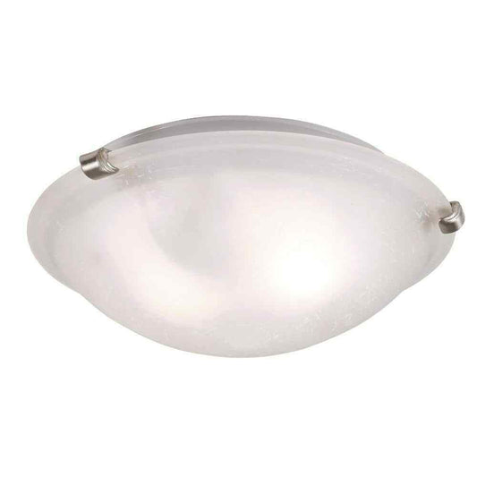 Bel Air Lighting Constellation 12 " 2-Light Brushed Nickel Ceiling Light Fixture