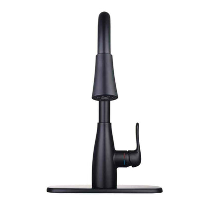 Glacier Bay McKenna Single-Handle Pull-Down Sprayer Kitchen Faucet Matte Black