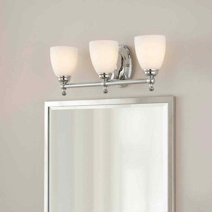 Hampton Bay Solomone  3-Light Polished Chrome Bathroom Vanity Light Fixture