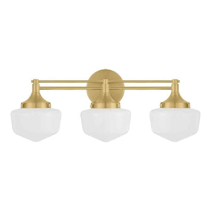 Home Decorators Collection Maybry 3-Light Brushed Gold Vanity Light