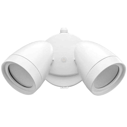 Dusk to Dawn Sensor White Exterior Outdoor LED Flood Light 4000K Wet Rated