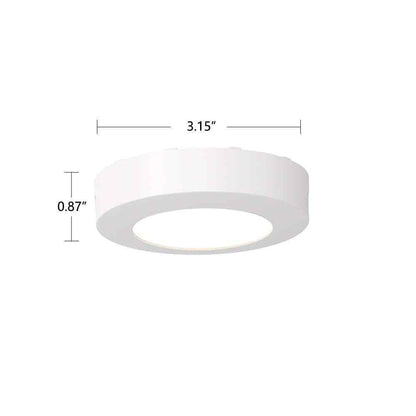 Commercial Electric 3-Light Plug-In LED White Puck Light Kit w/ CCT Changing