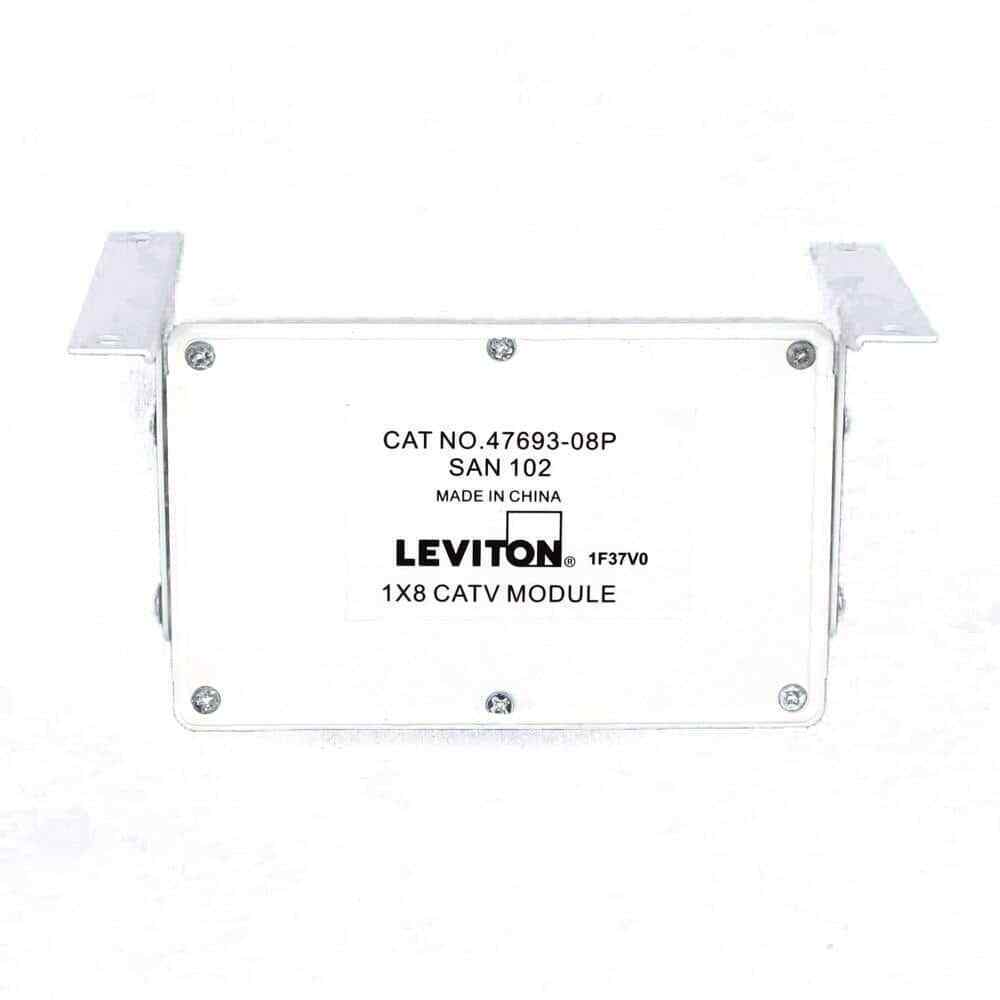 Leviton Structured Media Center 1x8 6-Way Active Video Amplified Splitter