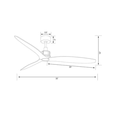 Lucci Air Viceroy 52 in. Oil Rubbed Bronze and Dark Koa Ceiling Fan