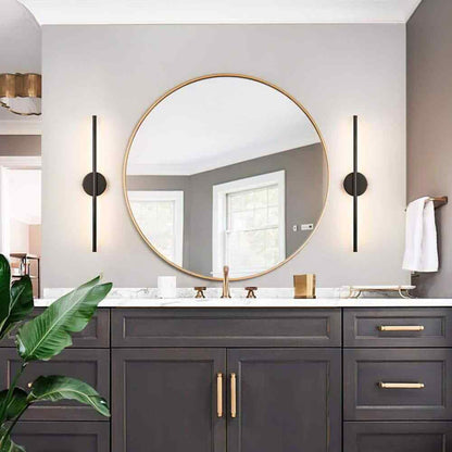 Rennnsan Aidan 1-Light Black Linear Dimmable LED Wall Sconce WS8101-50178
