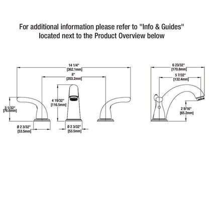 Glacier Bay Builders 8 in. Widespread 2-Handle High-Arc Bathroom Faucet Chrome