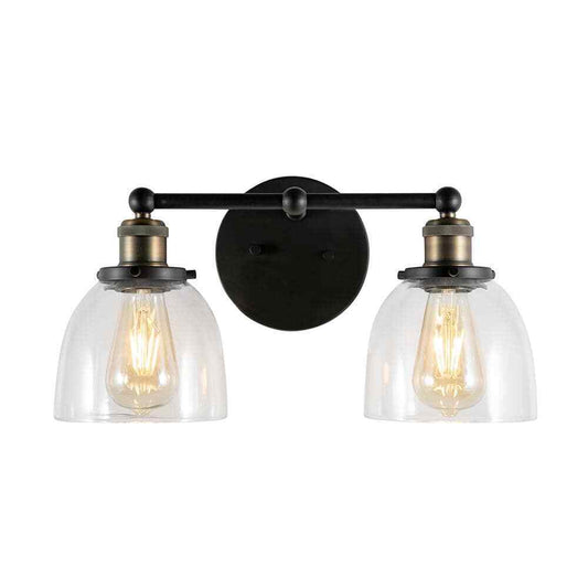 Home Decorators Collection Evelyn 2 Light Bronze Modern Bathroom Vanity Light