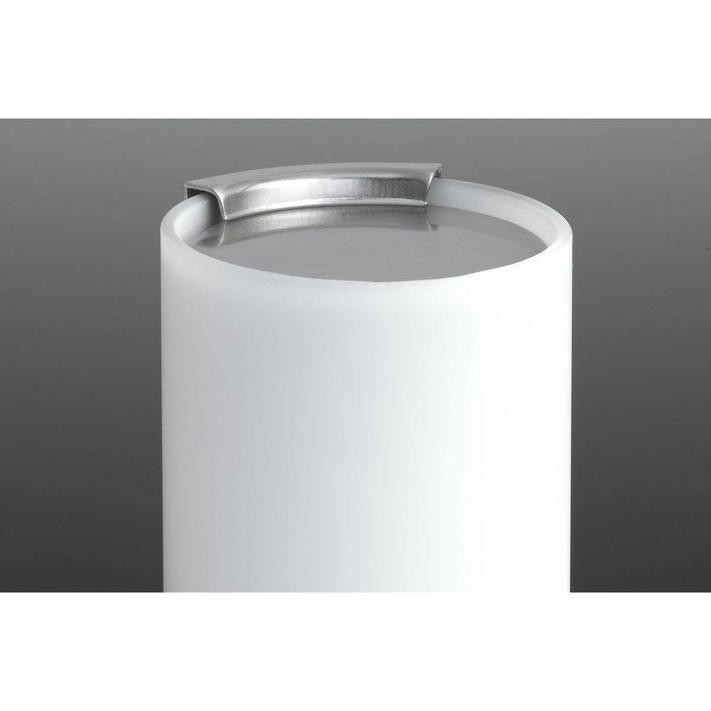 Progress Lighting 3-Light Polished Chrome Etched White Glass Vanity Light