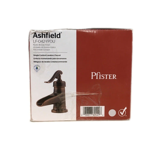 Pfister Ashfield 4 in. Centerset Single-Handle Bathroom Faucet in Rustic Bronze