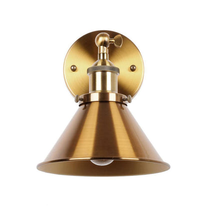 Parrot Uncle Rhem 7 in. 1-Light Brass Gold Wall Sconce Light BH11809110V
