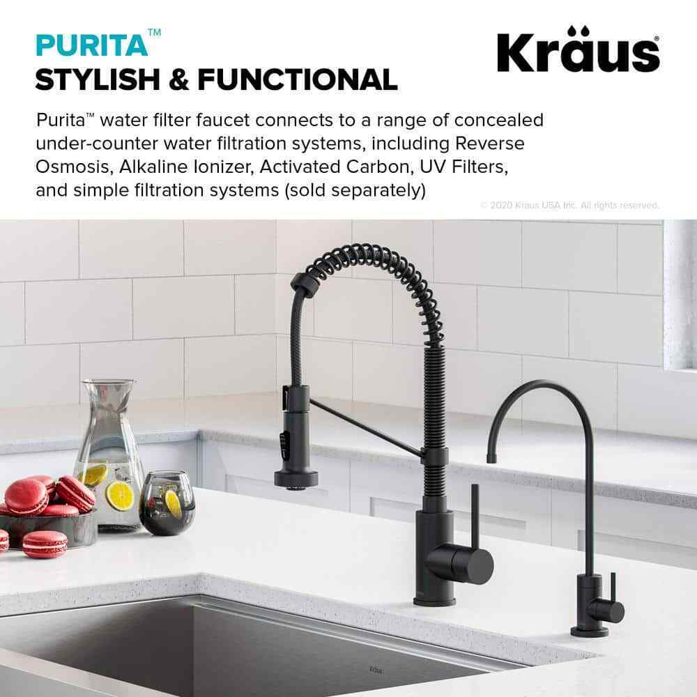KRAUS Purita Single-Handle Water Dispenser Faucet for Water Filtration System